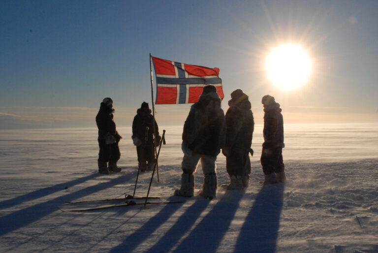 Team Amundsen am Pol